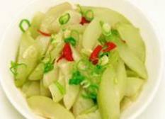 Stir-fried Bottle Gourd in Vinegar Sauce