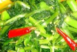 Mung Choy with Oyster Sauce 