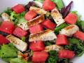 Coriander Grilled Chicken and Watermelon Salad with Ginger-Lemongrass Dressing