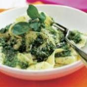 Watercress, spinach and rocket pesto